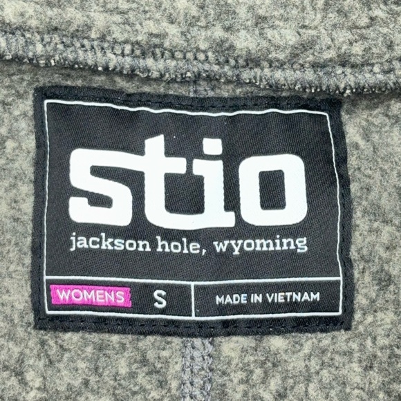 Stio Cerebra Women’s Fleece Hoodie Pullover Gray Size S - Picture 7 of 14